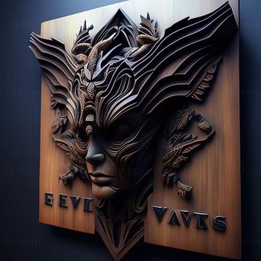 3D model EVE Online Tyrannis game (STL)